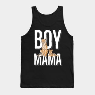 Boy mamma tiger print Tank Top